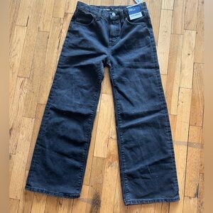 Old Navy girls baggy wide leg jeans.